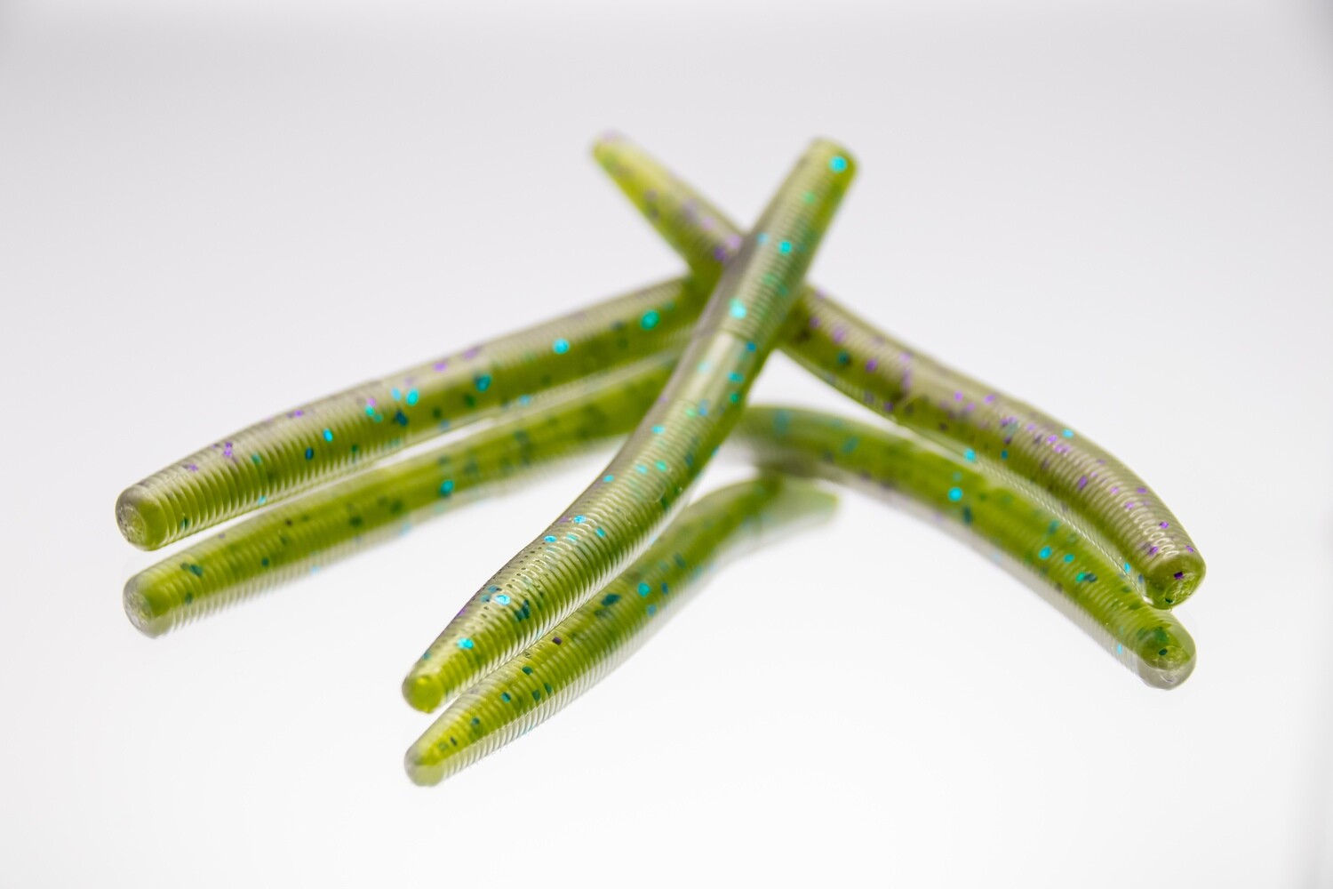 4” Stick Baits- Watermelon Blue /  Smoke, Purple 