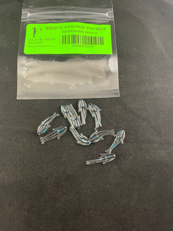 Mustache Bugs Black / Blue Flake