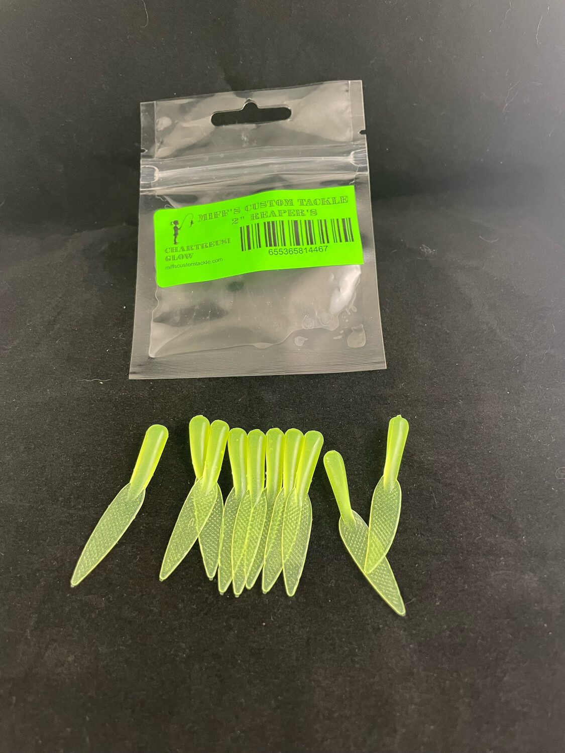 2” Reaper’s - Chartreuse Glow