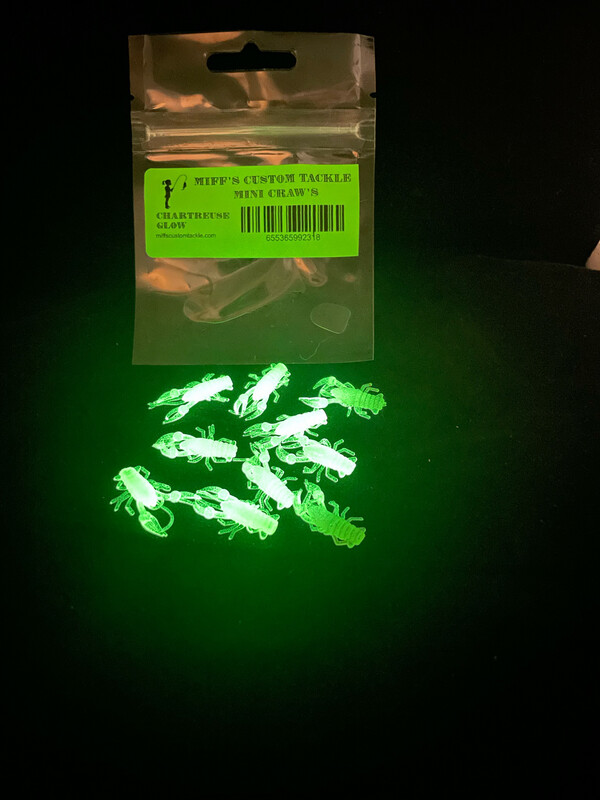 Mini Craws - Chartreuse Glow