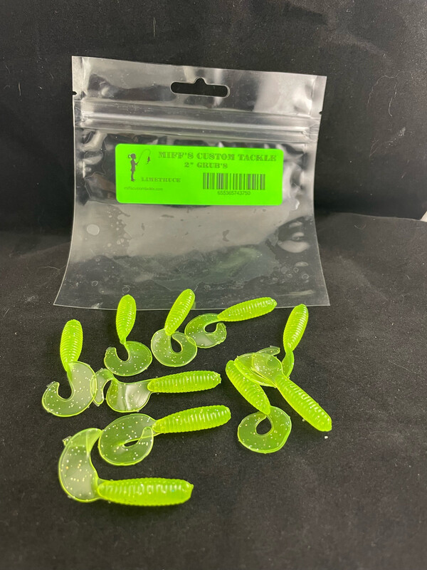 2” Grubs - Limetruce