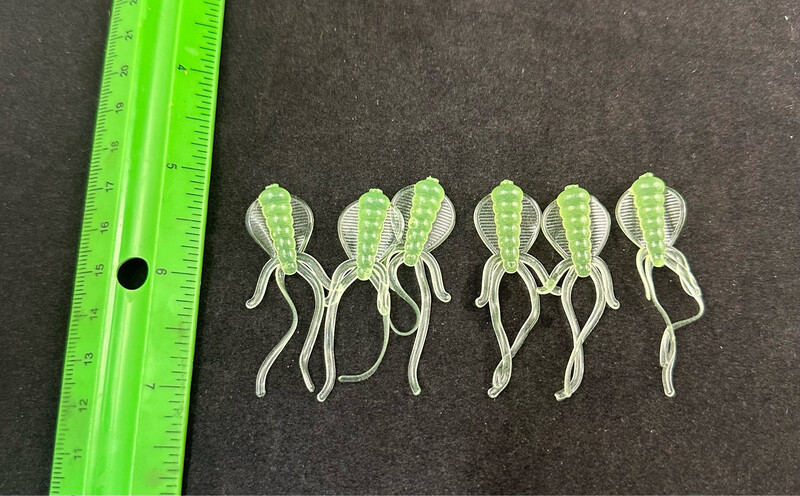 2” Puddle Jumpers- Green Glow