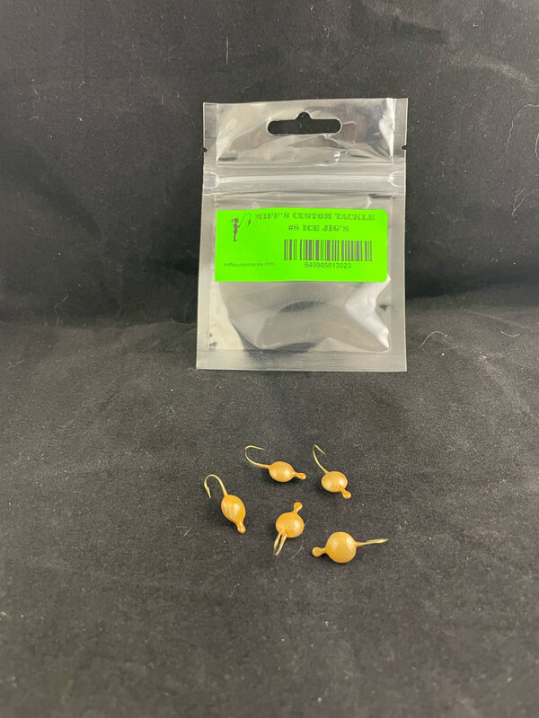 Ice Jig’s - Orange Glow. Size 10