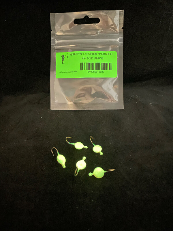 Ice Jig’s - Orange Glow. Size 10