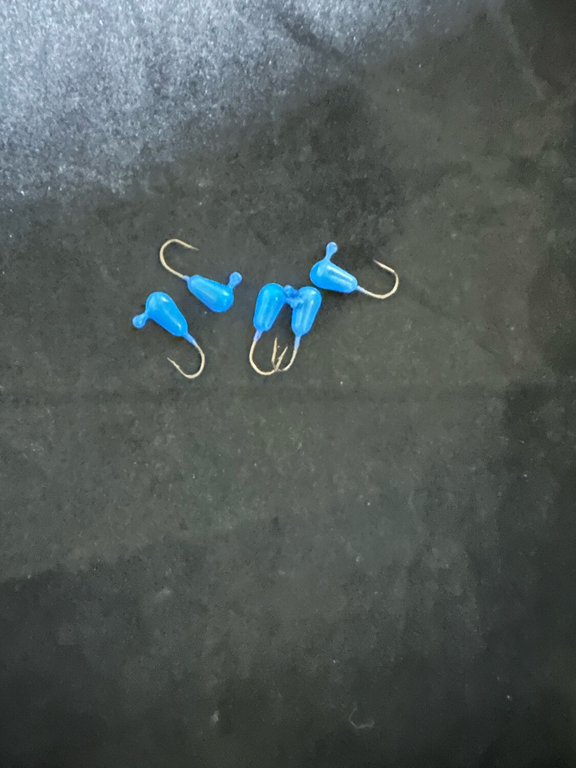 1/16oz Teardrop Jigs - Blue Glow