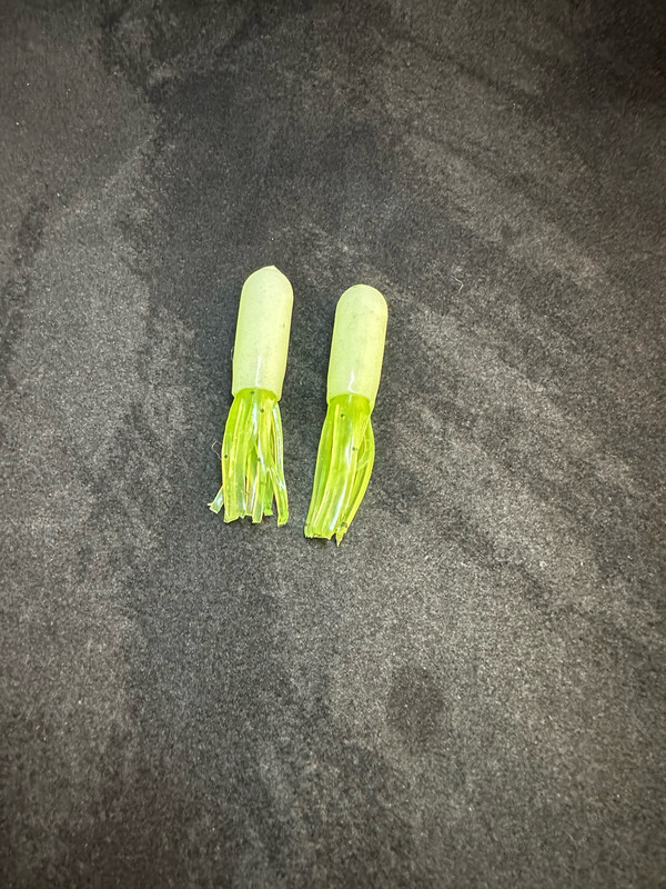 2.5” Glow Tubes - Chartreuse / White