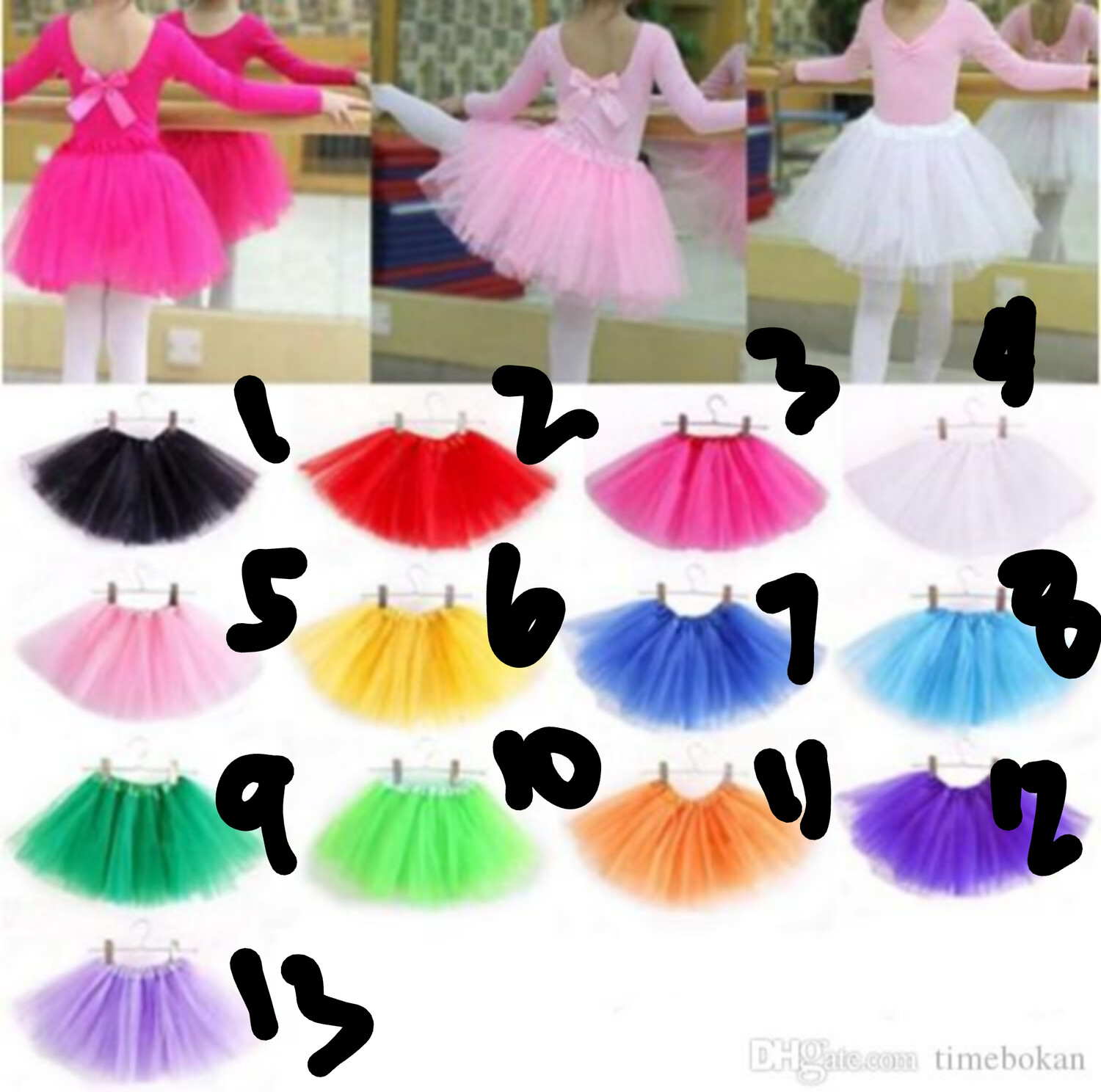 Little Girls Tutus- Royal Blue #7