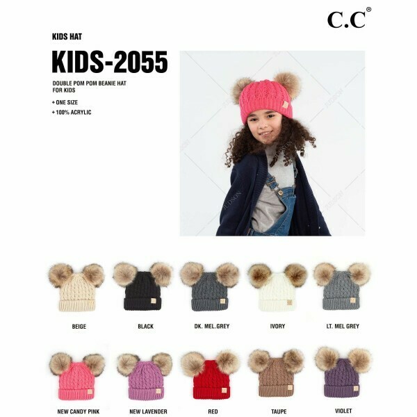 CC Kids Beanie- Kids 2055- Ivory