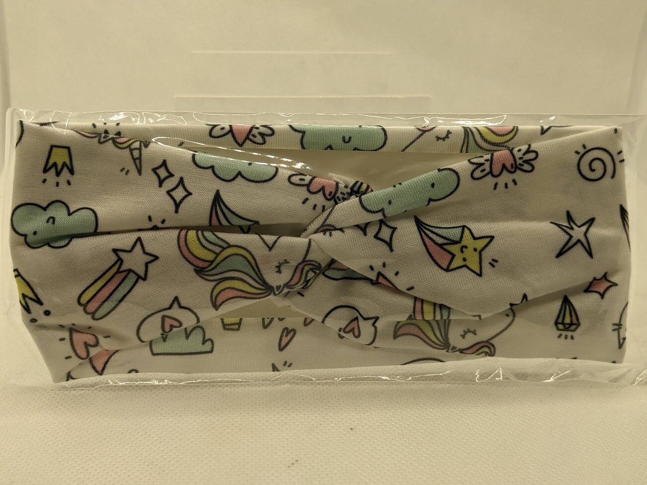 Baby and Toddler Unicorn Headband: Light Gray