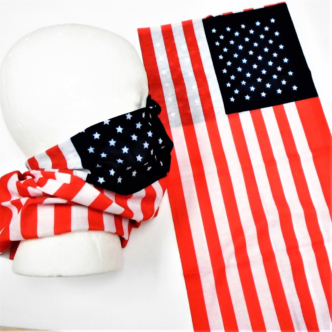 American Flag Headwrap