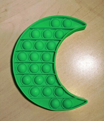 Halloween Bubble Popper- Green Moon