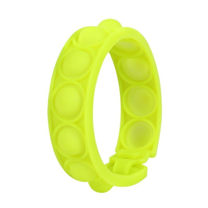 Bubble Popper Bracelet- Neon Yellow