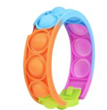 Bubble Popper Bracelet- Bright Lines