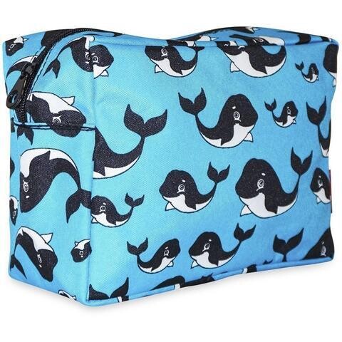 Medium Makeup Bag- Whales