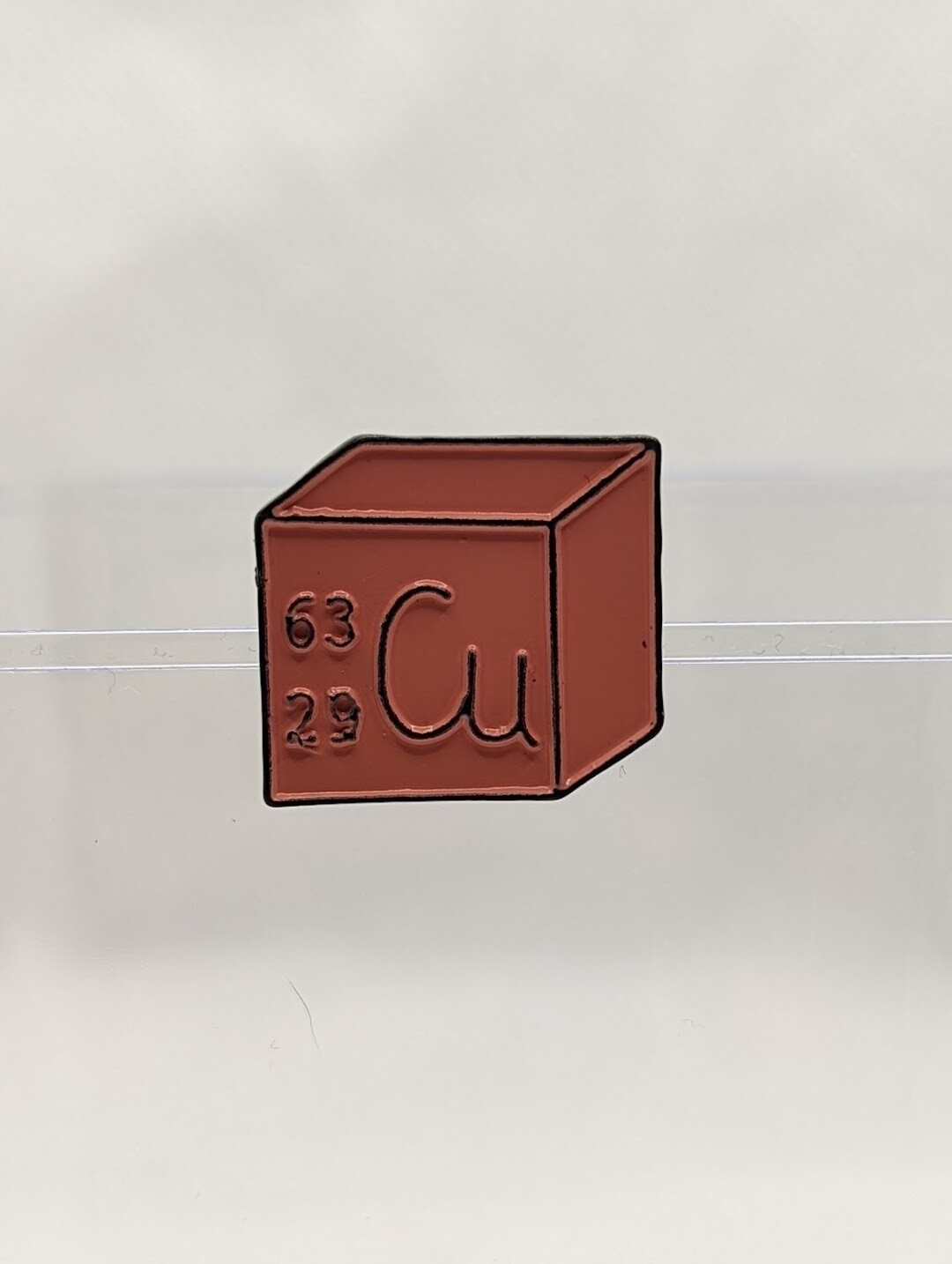 Lapel Pin- Copper Isotope (No Idea if This is Correct)