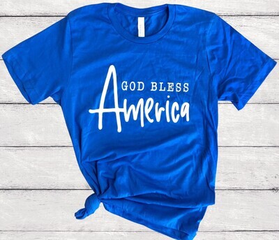 God Bless America Shirt- Medium