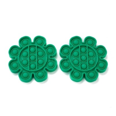 Flower Bubble Popper- Teal
