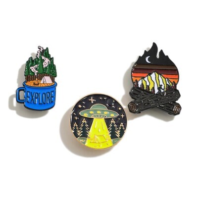 Set of 3 Decorative Pins