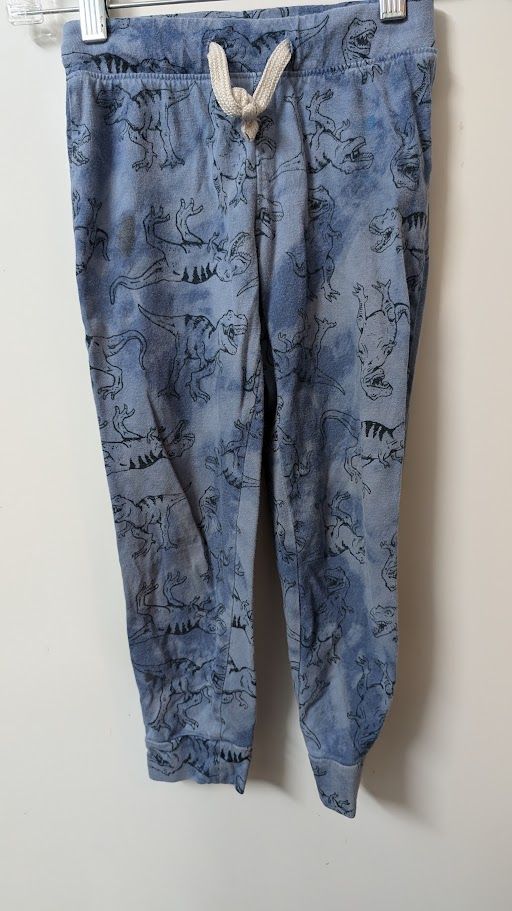 Old Navy Blue Dinosaur Joggers. Size Boys 5T