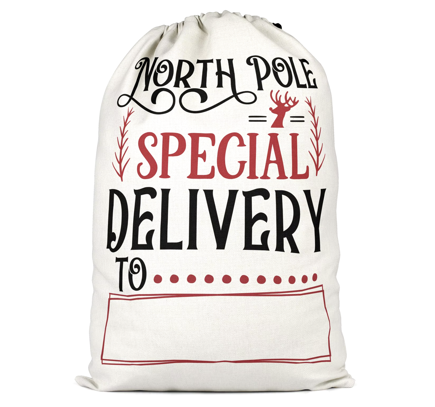 2024 Santa Sack- North Pole- Special Delivery