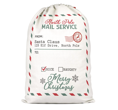 2024 Santa Sack- North Pole- North Pole Mail Service