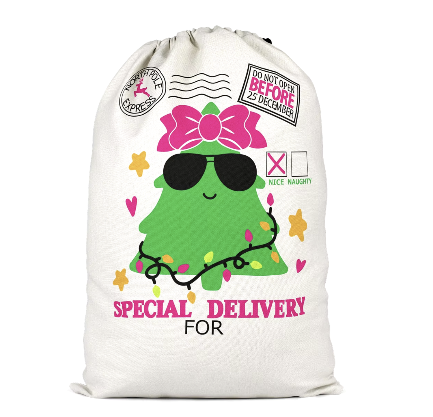 2024 Santa Sack- Cool Christmas Tree
