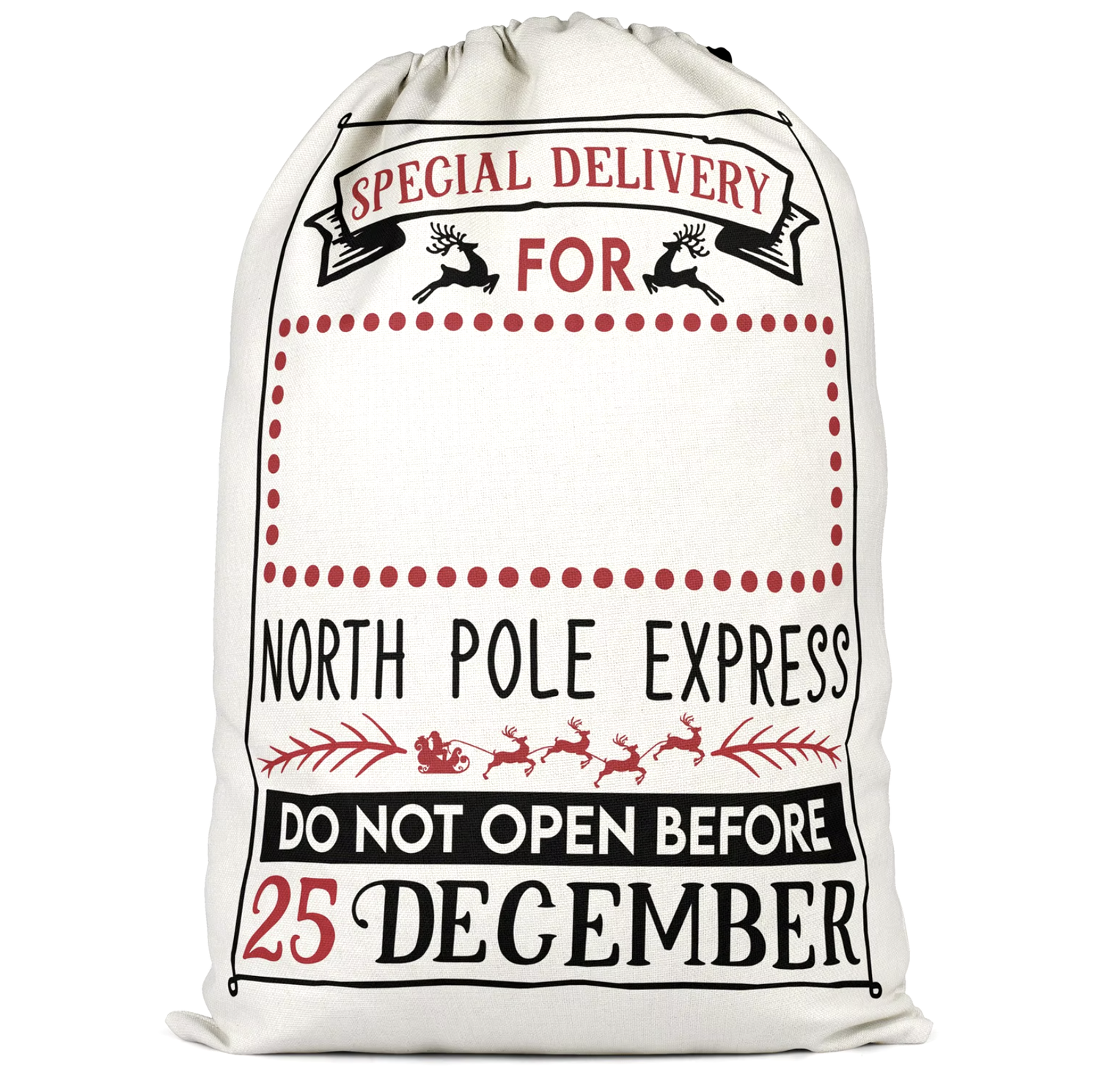 2024 Santa Sack- North Pole Express