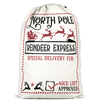 2024 Santa Sack- North Pole Reindeer Express