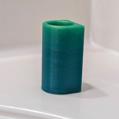 Chappy – The Ultimate Chapstick Holder- Bright Green to Teal Transition with Glitter