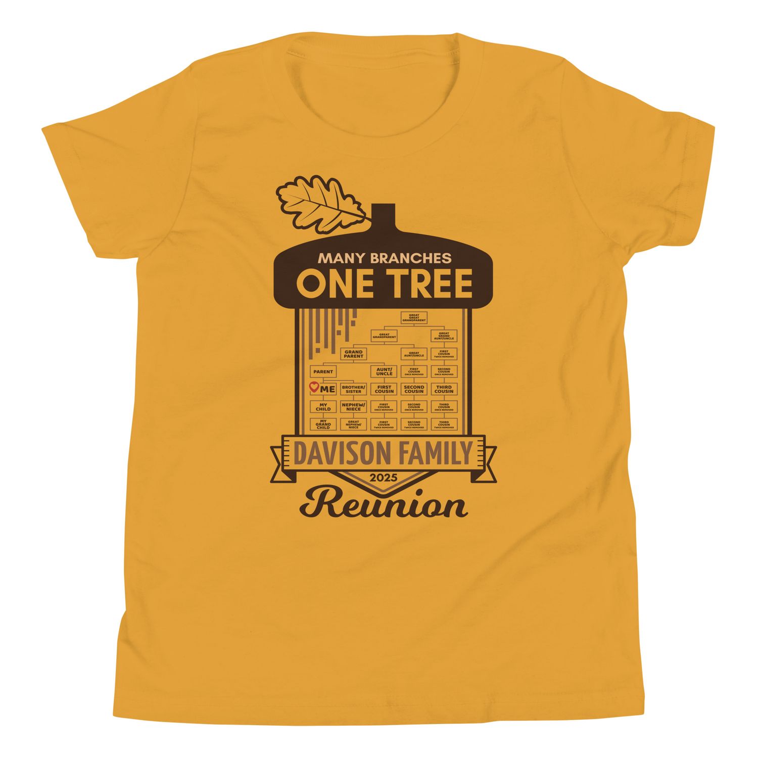 Davison Reunion 2025- Youth Short Sleeve T-Shirt
