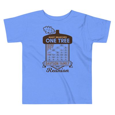 Davison Reunion 2025- Toddler Short Sleeve Tee