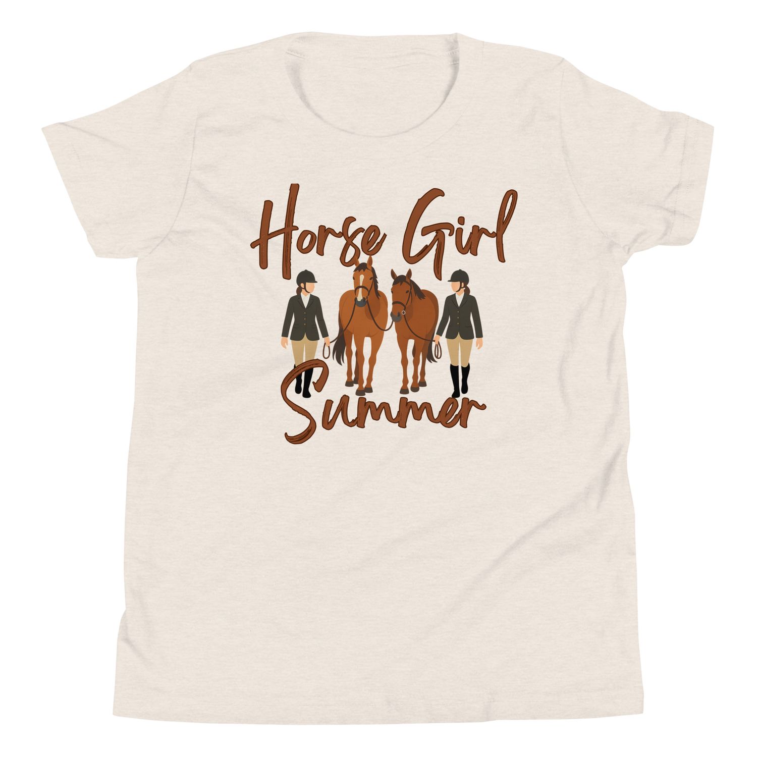 Horse Girl Summer Youth Shirt