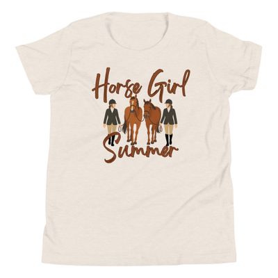 Horse Girl Summer Youth Shirt
