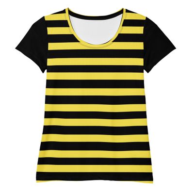 Women&#39;s athletic t-shirt- Bee Jersey