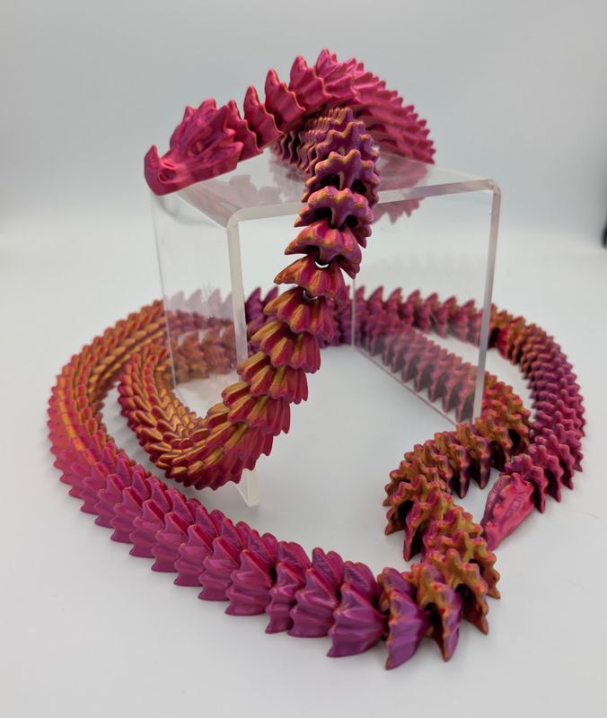 🐉✨ 6-Foot Articulated Dragon ✨🐉