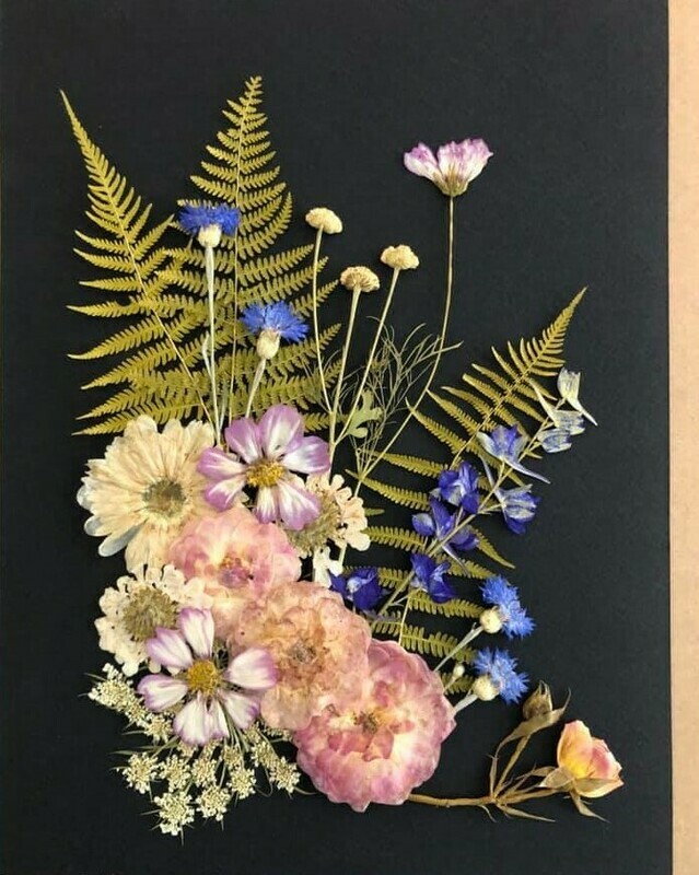 Pressed Flower Kit: Pink and Blue Pressed Flower Kit: Pink and Blue