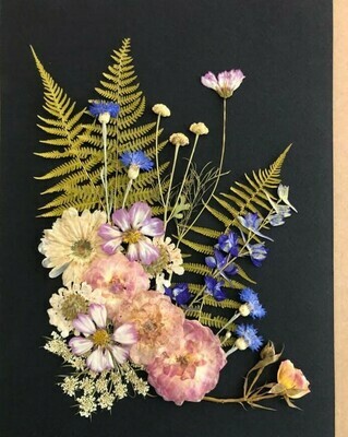 Pressed Flower Kit: Pink and Blue Pressed Flower Kit: Pink and Blue