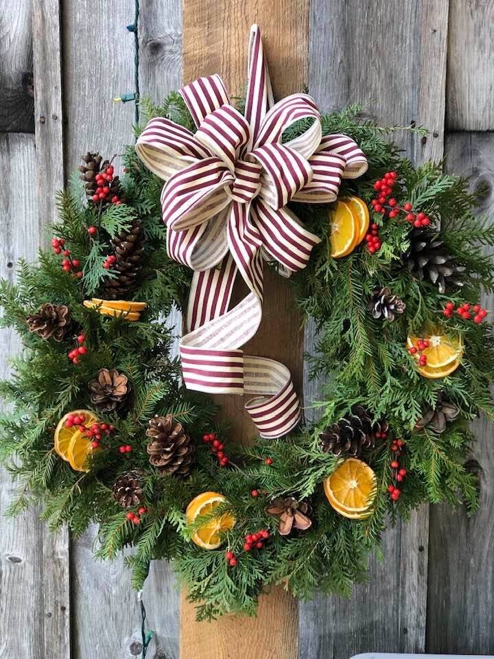 LARGE Custom Winter Wreath
