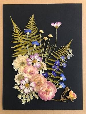 March 24: Pressed Flower Collage Workshop