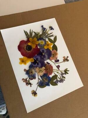 April 13: Pressed Flower Collage Workshop