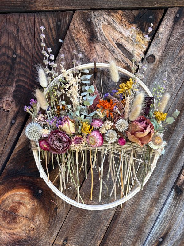 August 3: Dried Flower Wall Hanging Workshop