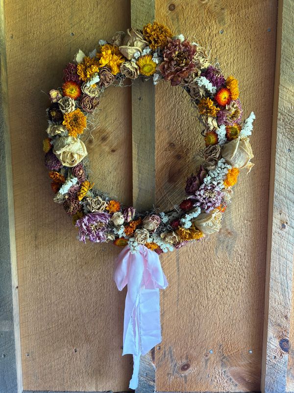 Sept 21: Dried Wreath Workshop