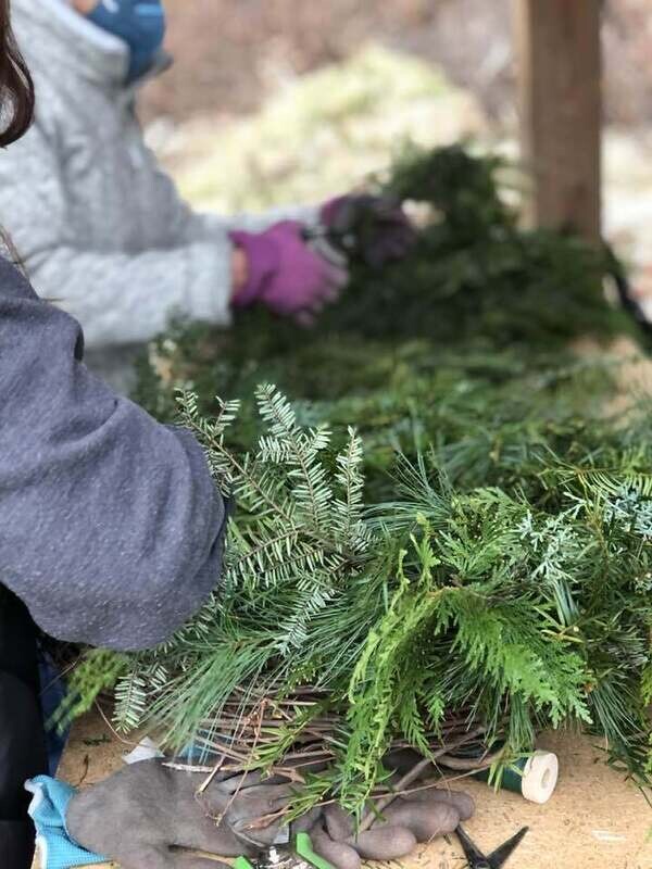 Open Air Winter Wreath Workshop, Saturday, Nov. 28,  2 p.m.