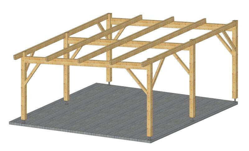 Abri monopente 5.6X6.9