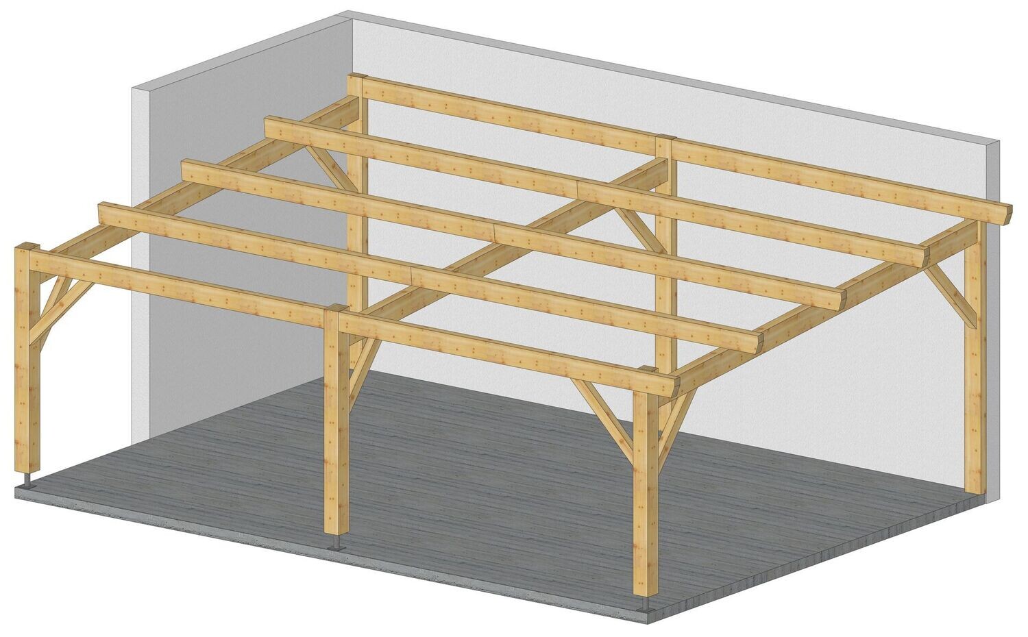 Abri monopente 5x7m 10%