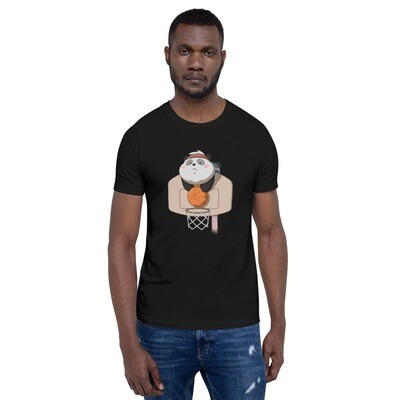 Men's Basketball Panda Short-Sleeve T-Shirt
