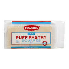 10 Precut Puffed Pastry Squares 5x5 Mazors Y