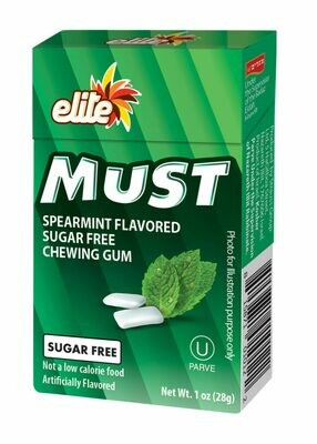 Gum Must Spearmint SF 1oz Elite Y