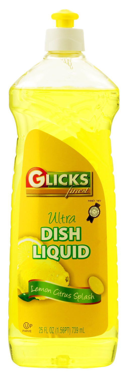 Dish Liquid Lemon Citrus (25oz) Glicks KP
