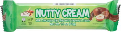 Nutty Cream Chocolate Bar 1.6oz Elite KP